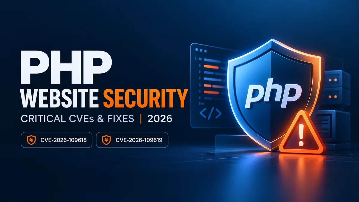 PHP Website Security 2026: What CVE-2026-109618 & CVE-2026-109619 Mean for Your Site